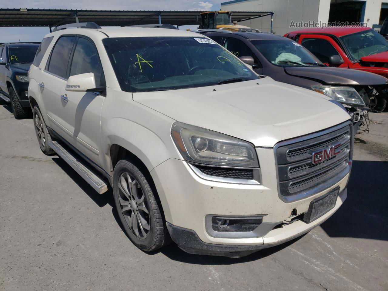 2014 Gmc Acadia Slt-1 Cream vin: 1GKKRRKD1EJ188519