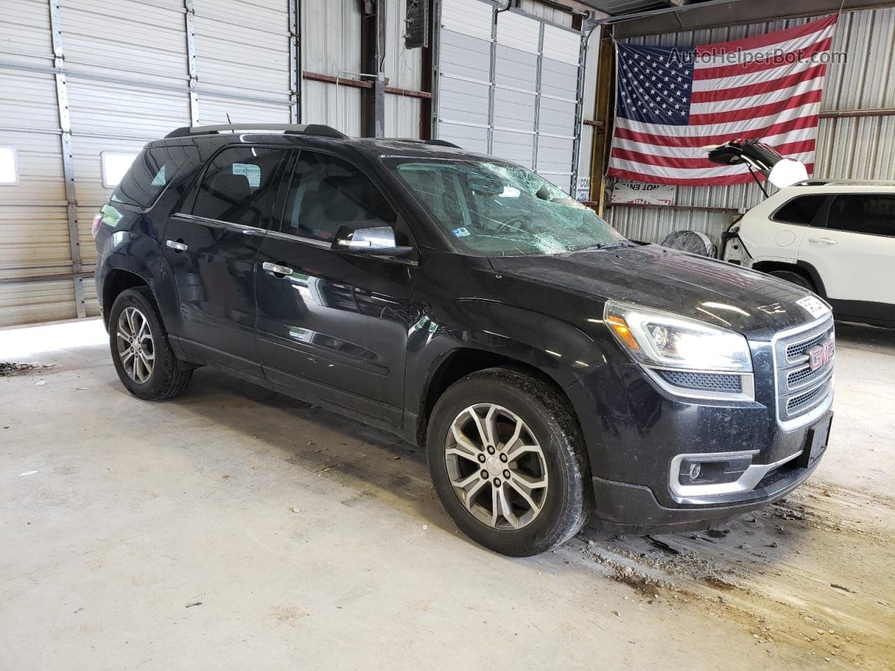 2014 Gmc Acadia Slt-1 Черный vin: 1GKKRRKD1EJ245107