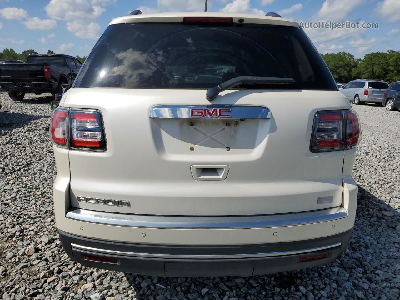 2014 Gmc Acadia Slt-1 White vin: 1GKKRRKD1EJ251277