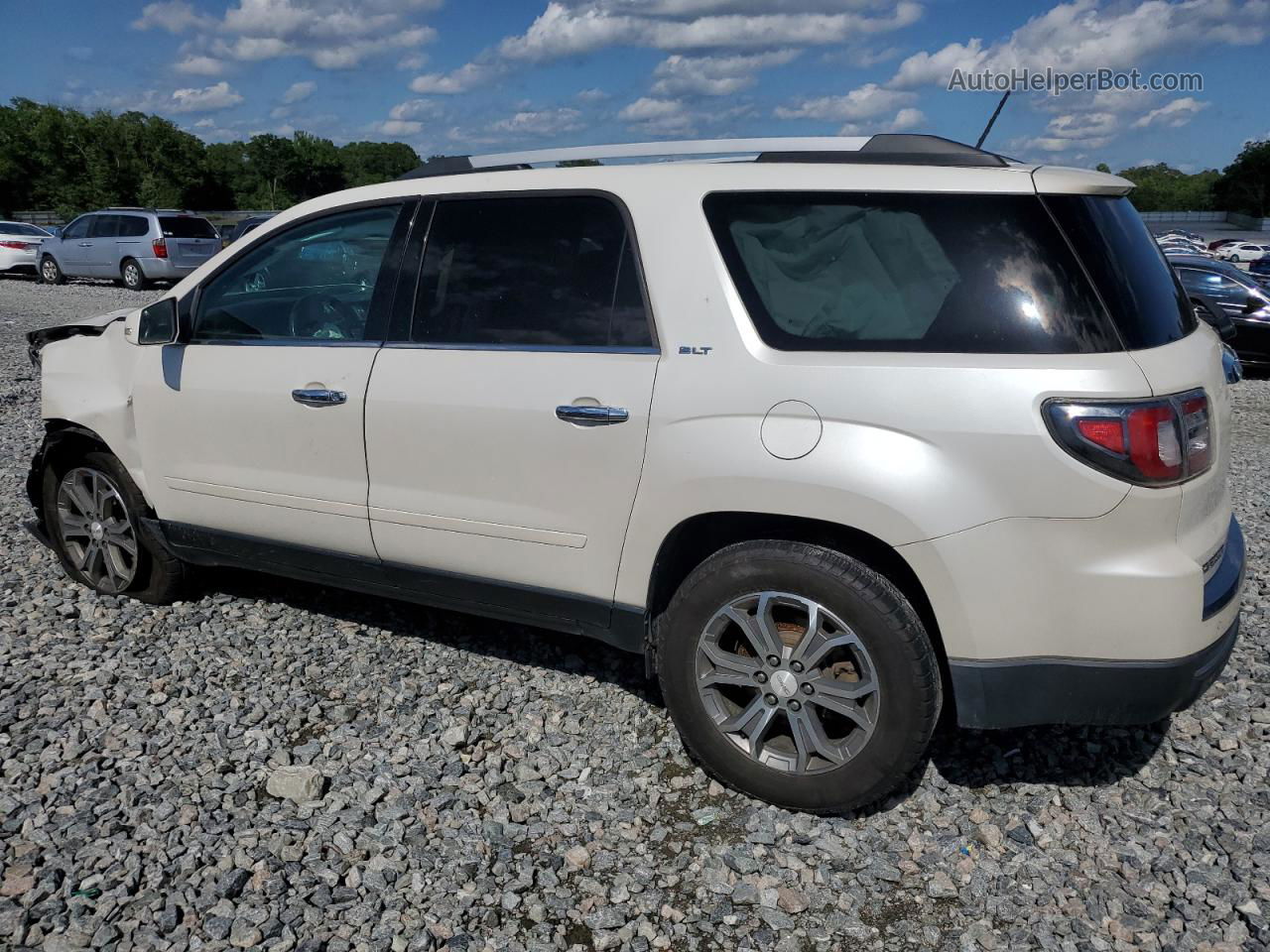 2014 Gmc Acadia Slt-1 White vin: 1GKKRRKD1EJ251277