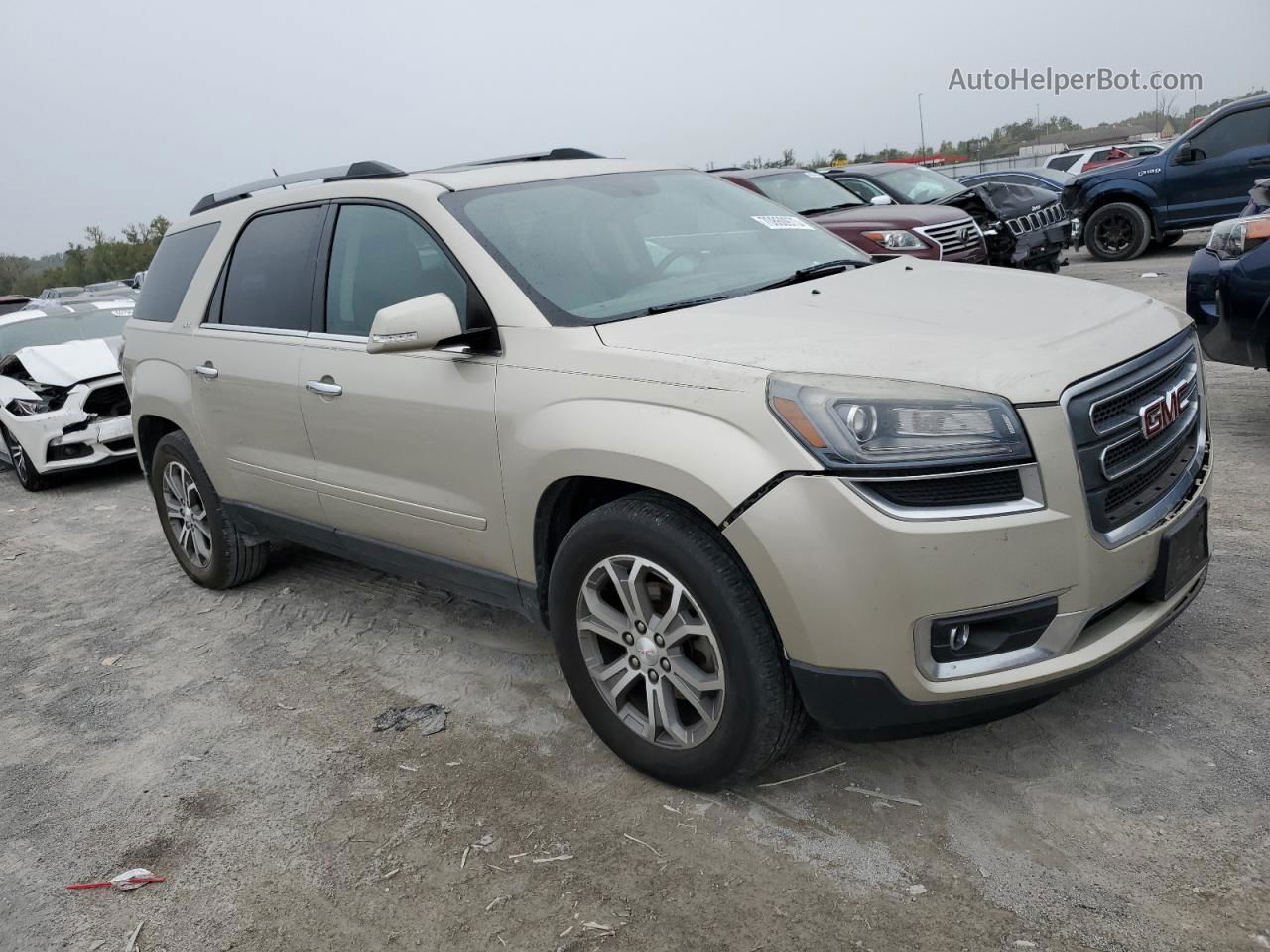 2014 Gmc Acadia Slt-1 Кремовый vin: 1GKKRRKD1EJ355381