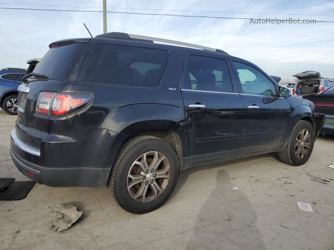 2015 Gmc Acadia Slt-1 Черный vin: 1GKKRRKD1FJ211993