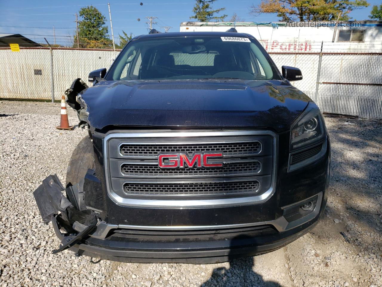 2015 Gmc Acadia Slt-1 Черный vin: 1GKKRRKD1FJ272454