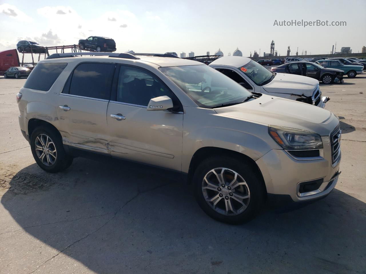 2015 Gmc Acadia Slt-1 Beige vin: 1GKKRRKD1FJ298357