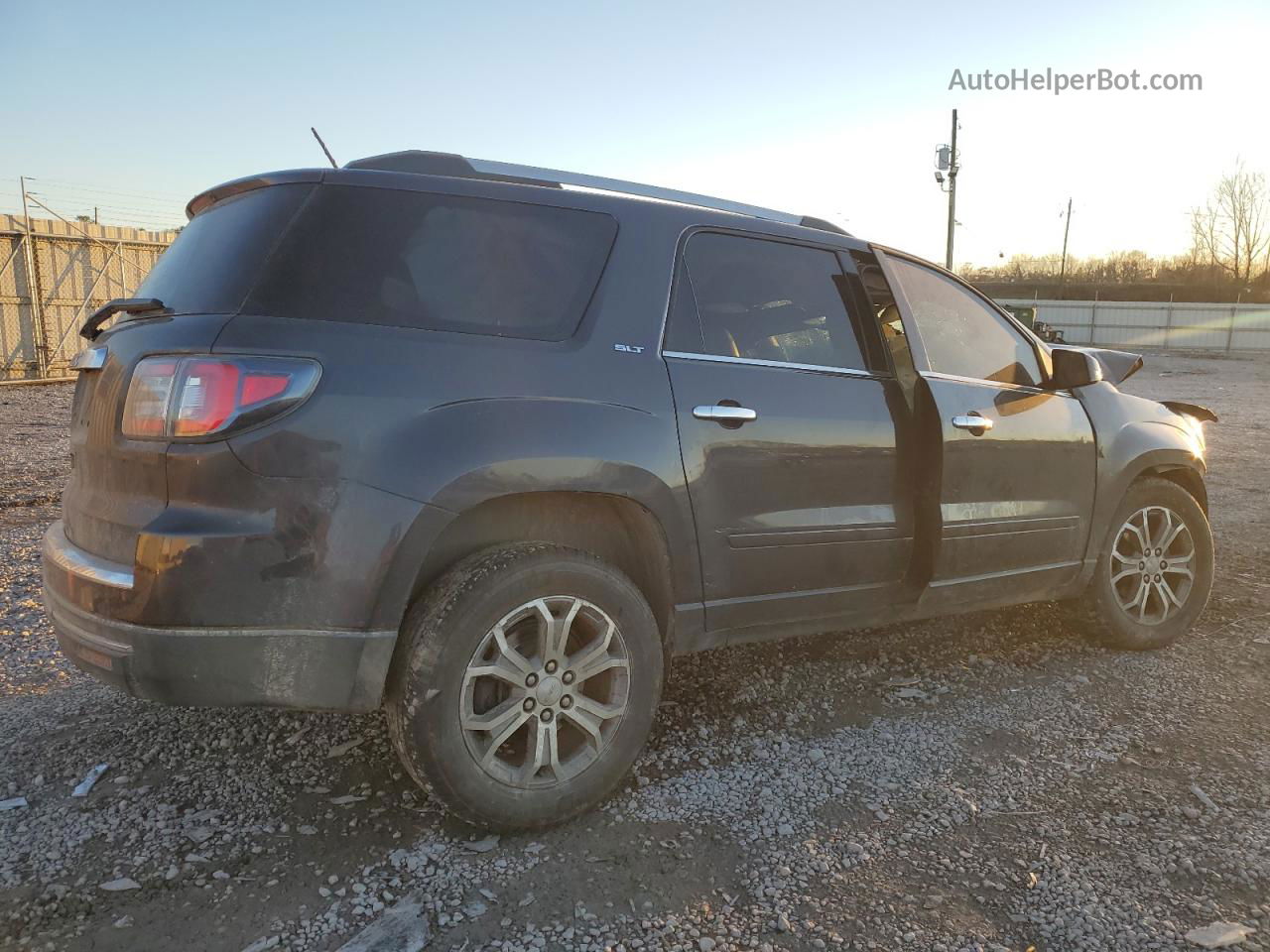 2015 Gmc Acadia Slt-1 Black vin: 1GKKRRKD1FJ324276