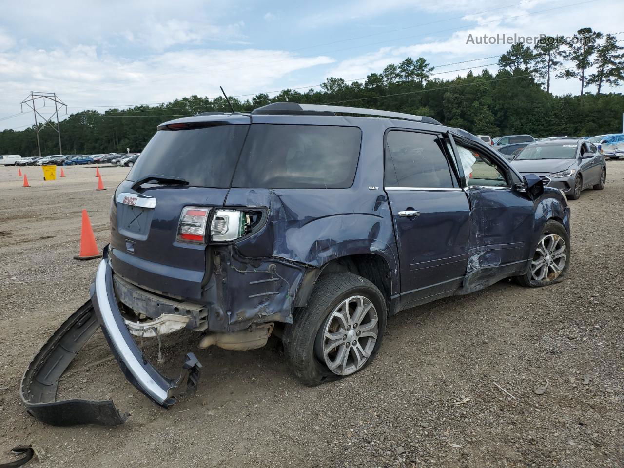 2013 Gmc Acadia Slt-1 Blue vin: 1GKKRRKD2DJ173770