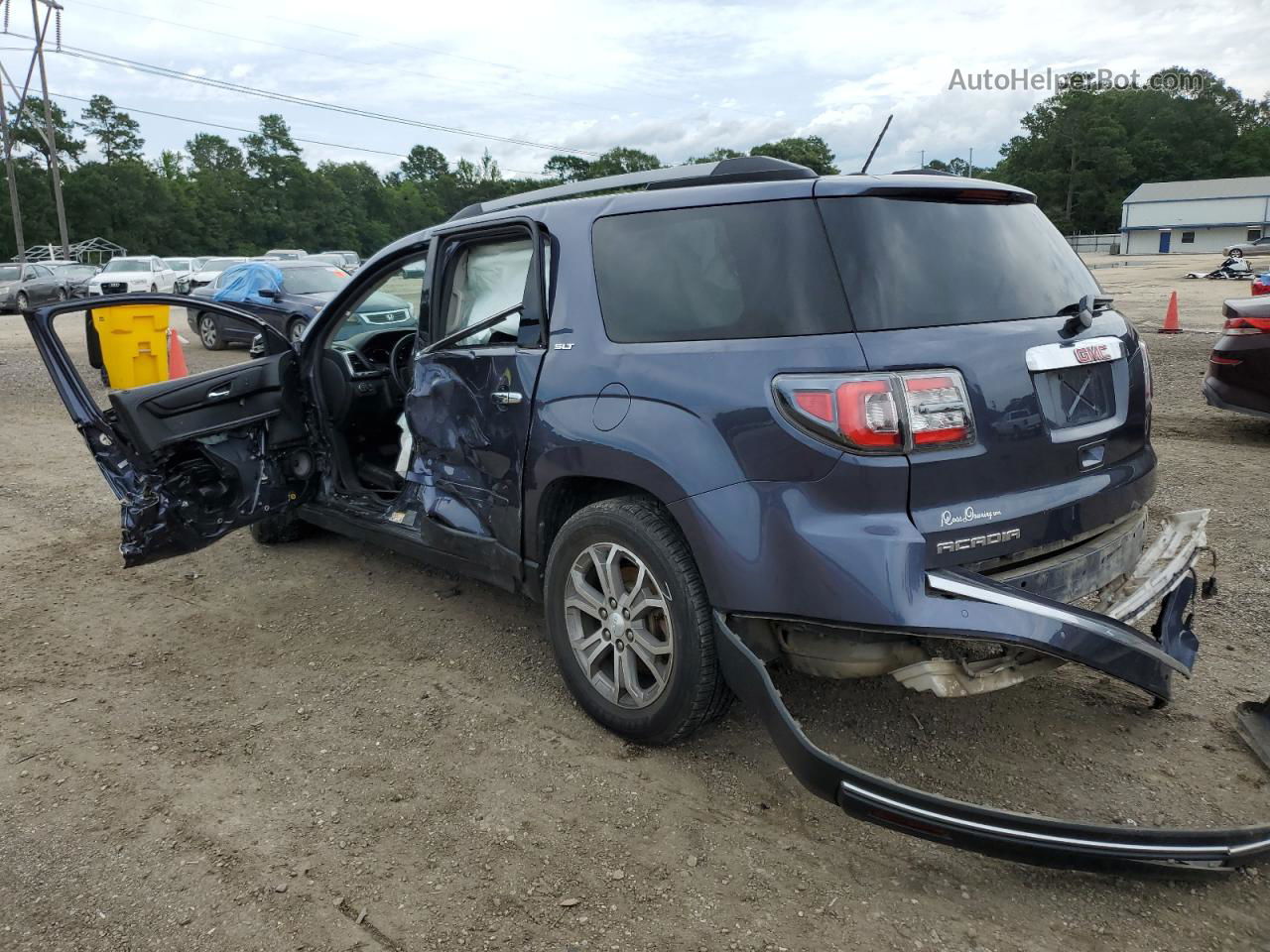 2013 Gmc Acadia Slt-1 Blue vin: 1GKKRRKD2DJ173770