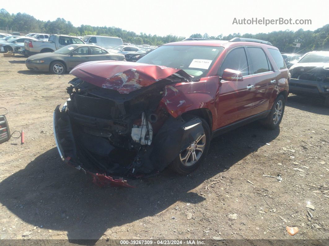 2013 Gmc Acadia Slt-1 Red vin: 1GKKRRKD2DJ261332