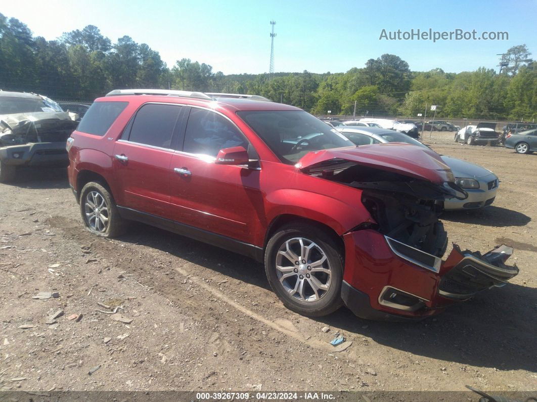 2013 Gmc Acadia Slt-1 Red vin: 1GKKRRKD2DJ261332