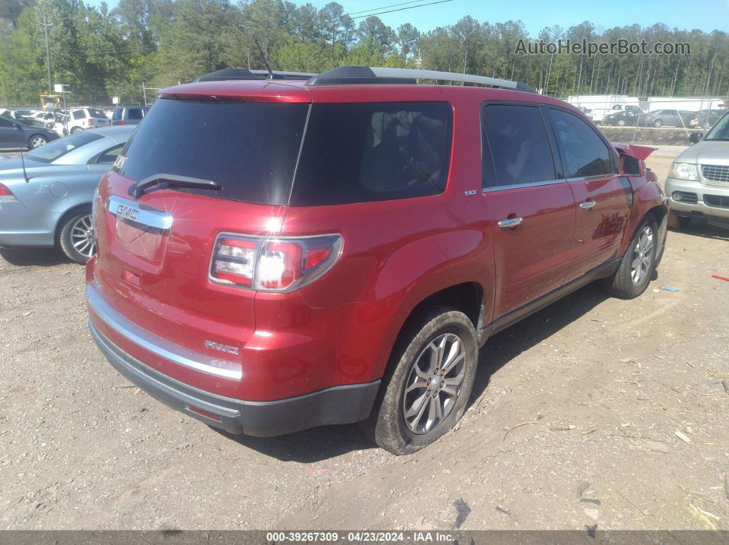 2013 Gmc Acadia Slt-1 Red vin: 1GKKRRKD2DJ261332