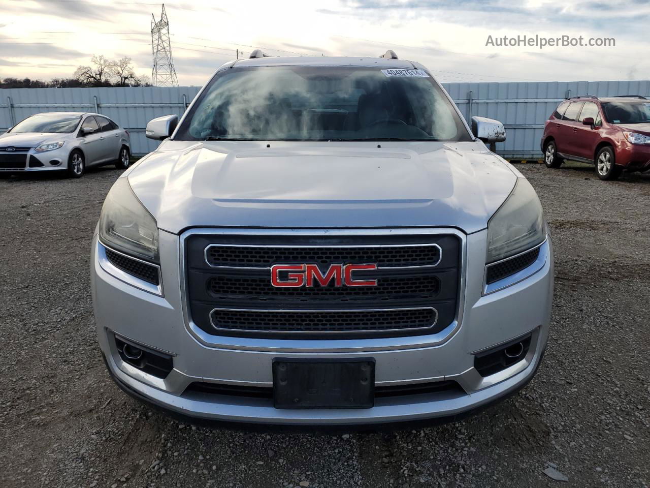 2014 Gmc Acadia Slt-1 Silver vin: 1GKKRRKD2EJ101842