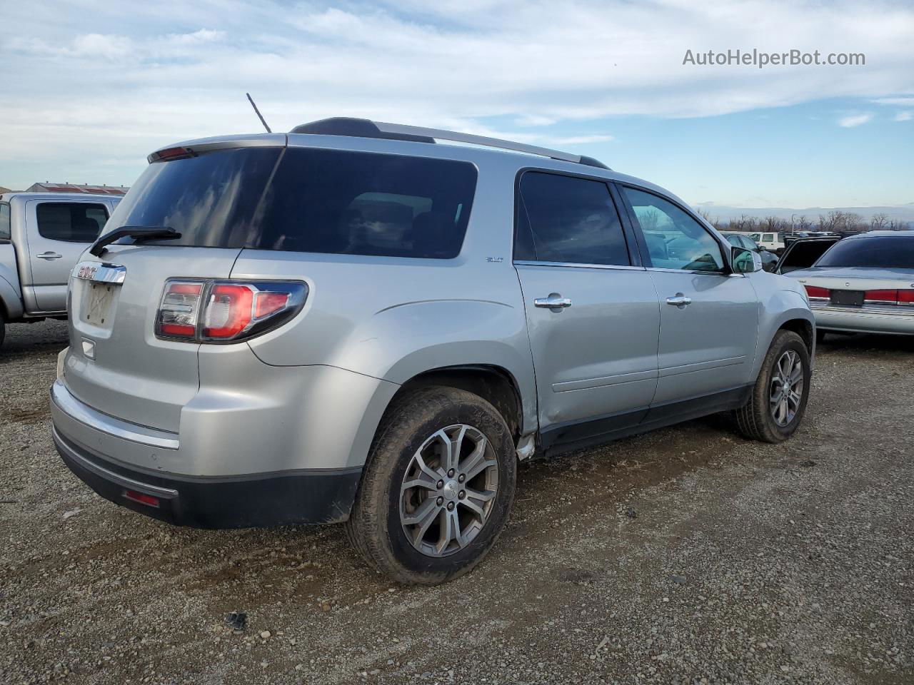 2014 Gmc Acadia Slt-1 Silver vin: 1GKKRRKD2EJ101842