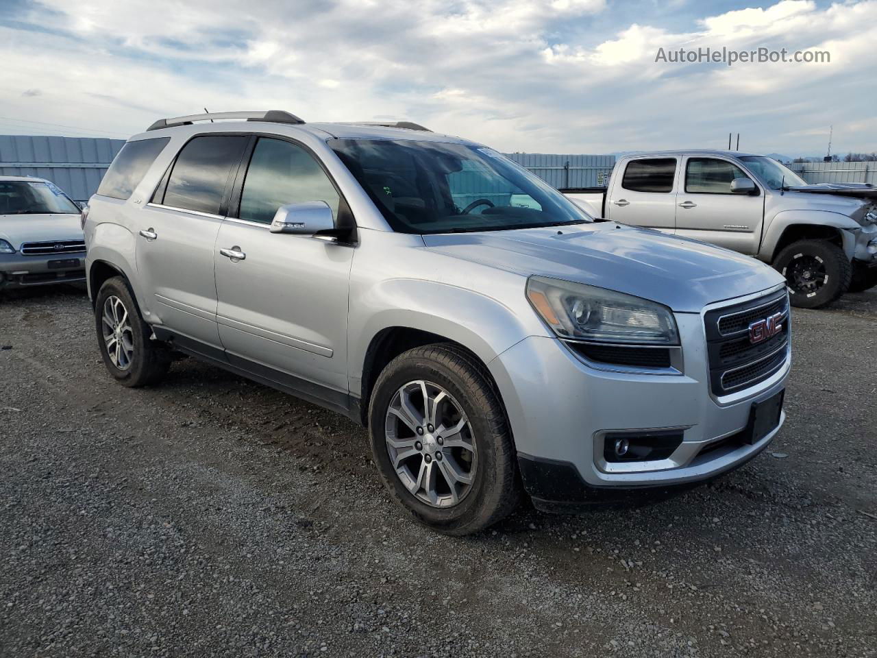 2014 Gmc Acadia Slt-1 Silver vin: 1GKKRRKD2EJ101842