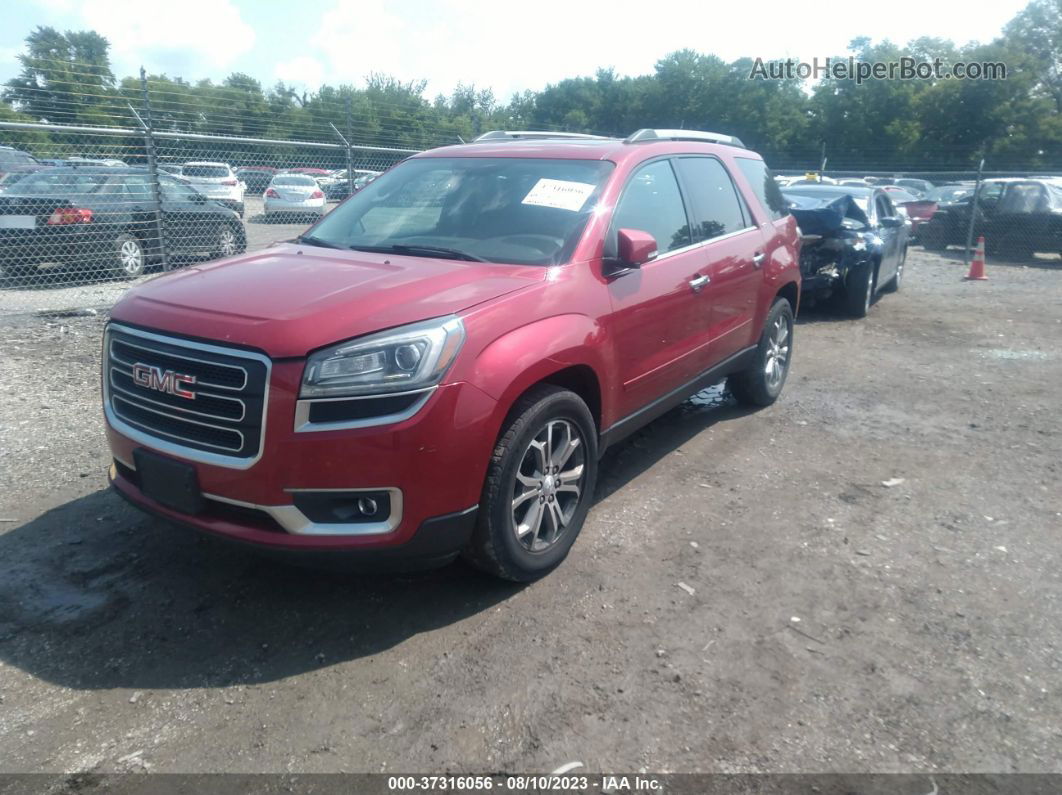 2014 Gmc Acadia Slt Red vin: 1GKKRRKD2EJ168148