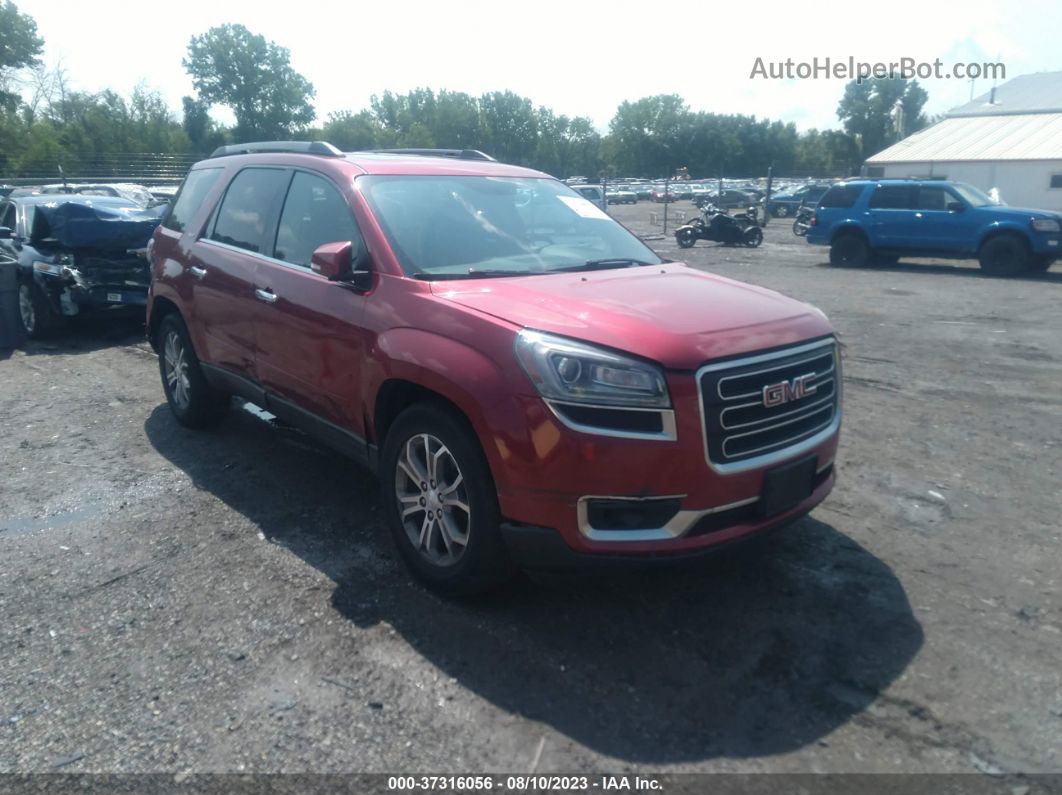 2014 Gmc Acadia Slt Red vin: 1GKKRRKD2EJ168148