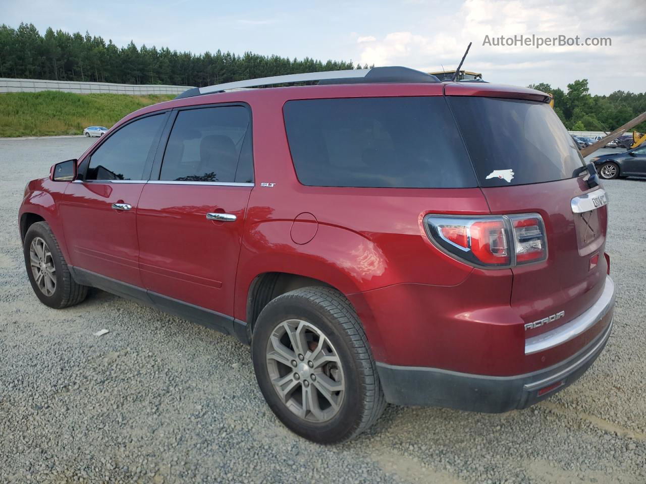 2014 Gmc Acadia Slt-1 Red vin: 1GKKRRKD2EJ182468