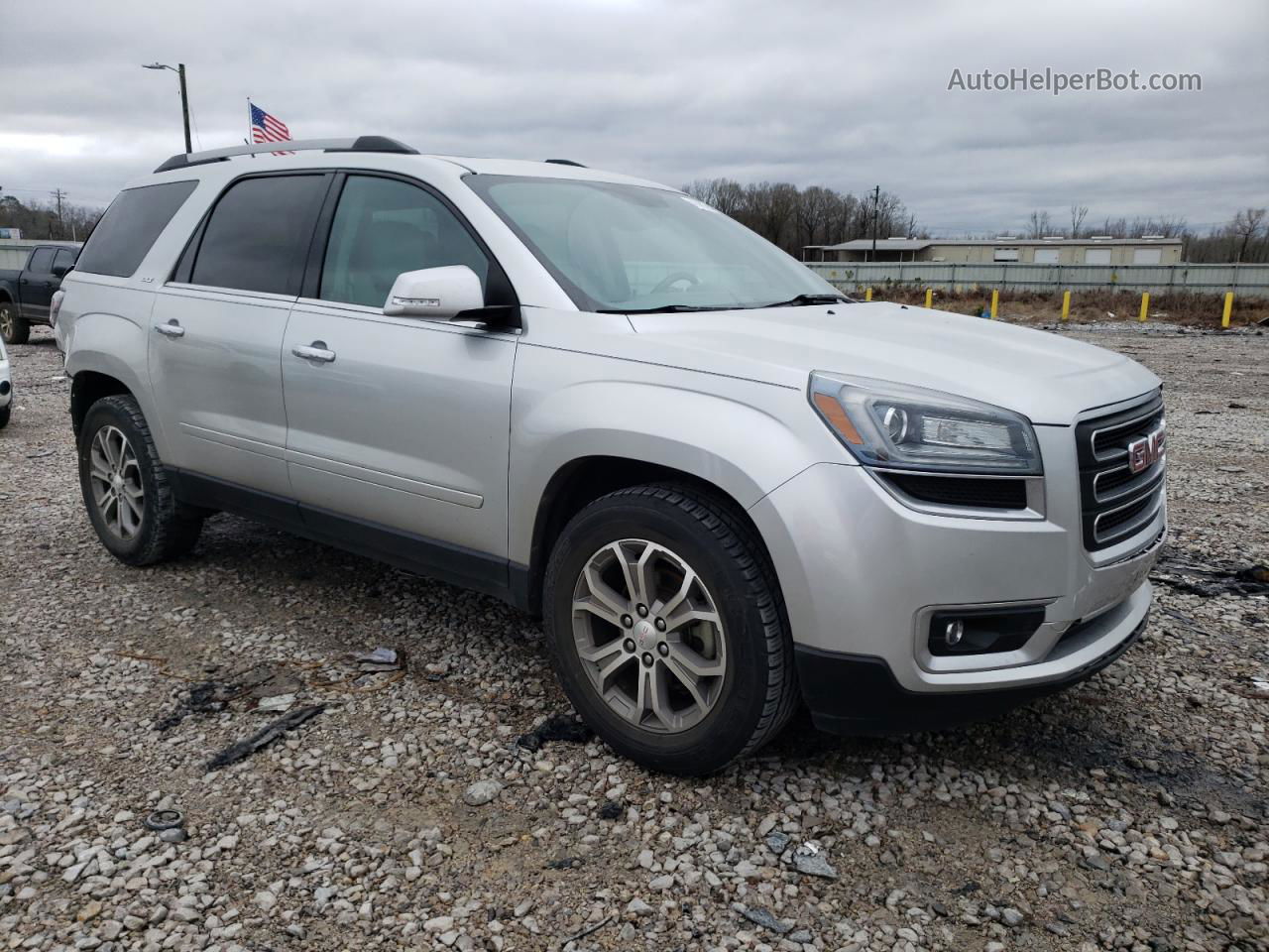 2014 Gmc Acadia Slt-1 Silver vin: 1GKKRRKD2EJ185743