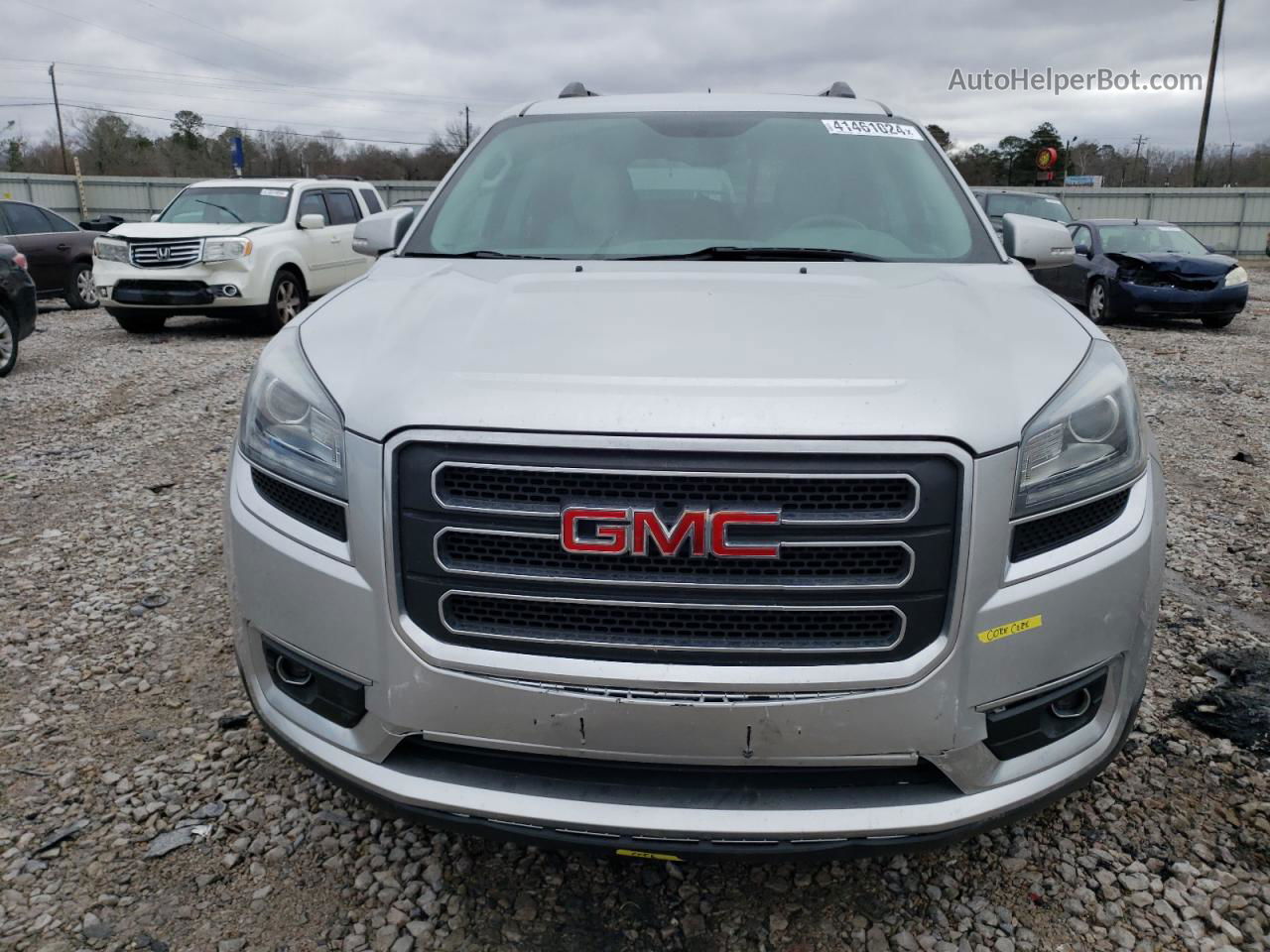 2014 Gmc Acadia Slt-1 Silver vin: 1GKKRRKD2EJ185743