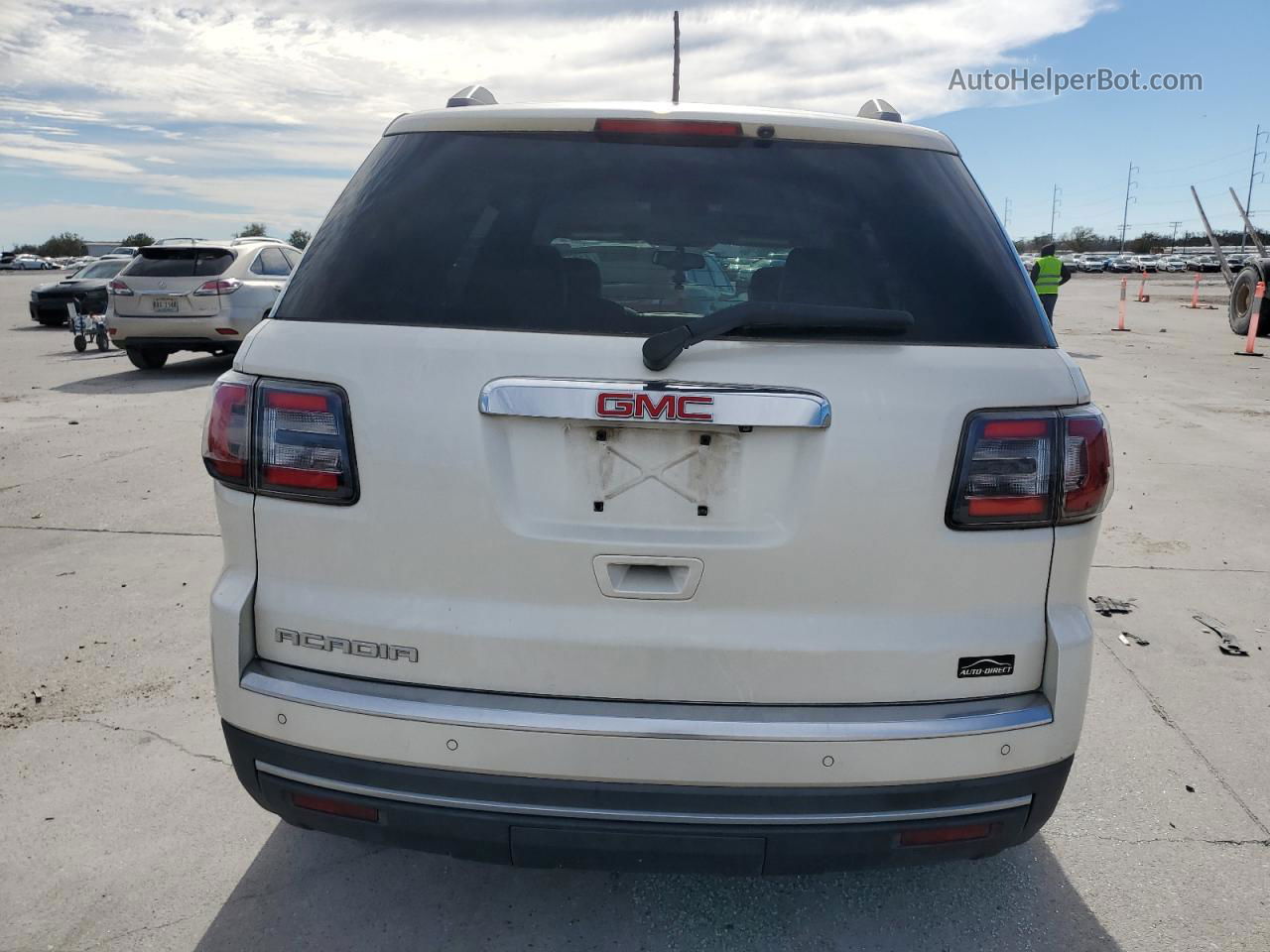 2014 Gmc Acadia Slt-1 White vin: 1GKKRRKD2EJ197231