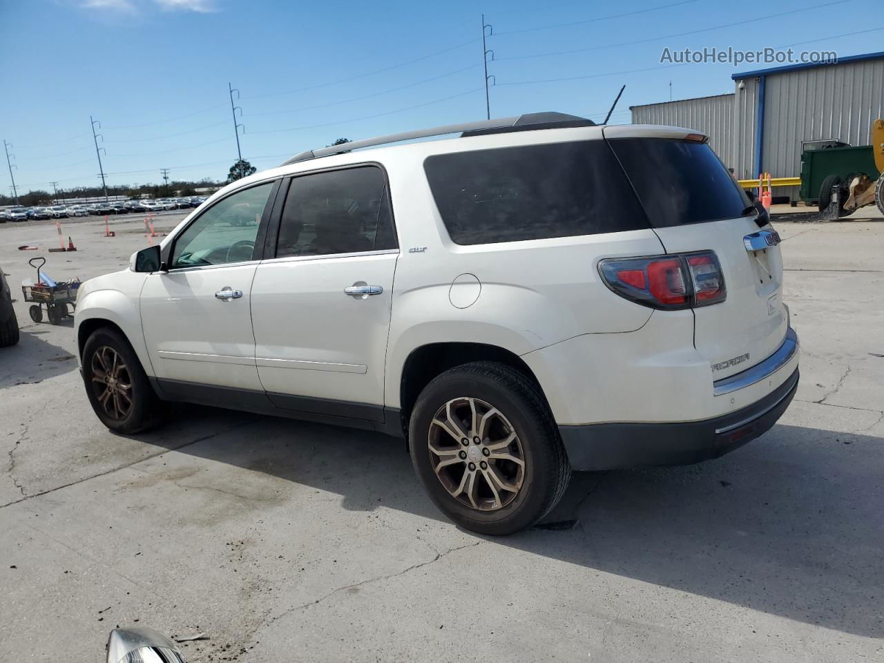 2014 Gmc Acadia Slt-1 White vin: 1GKKRRKD2EJ197231