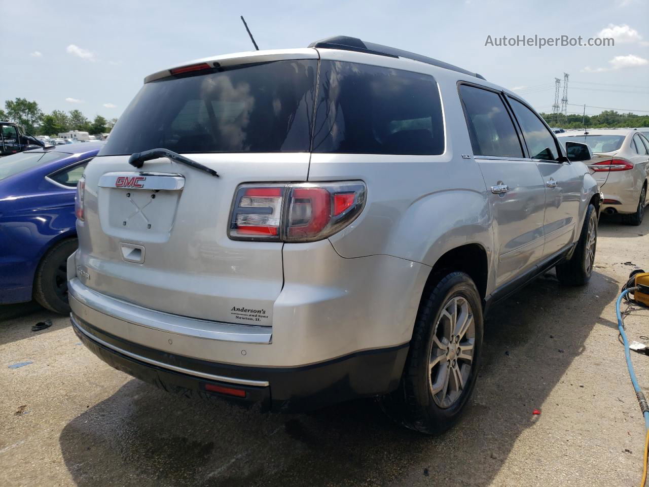 2014 Gmc Acadia Slt-1 Silver vin: 1GKKRRKD2EJ244905