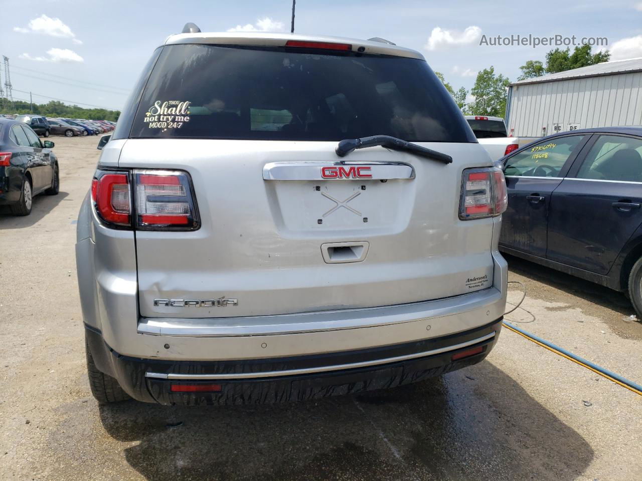 2014 Gmc Acadia Slt-1 Silver vin: 1GKKRRKD2EJ244905