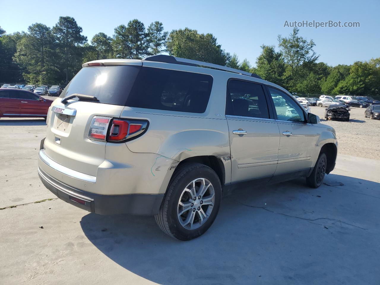 2014 Gmc Acadia Slt-1 Gold vin: 1GKKRRKD2EJ332756