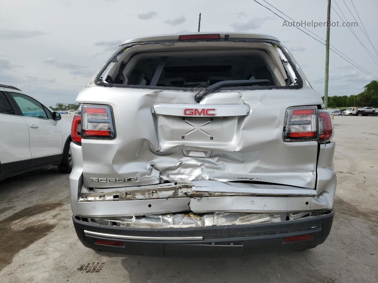 2014 Gmc Acadia Slt-1 Silver vin: 1GKKRRKD2EJ345104