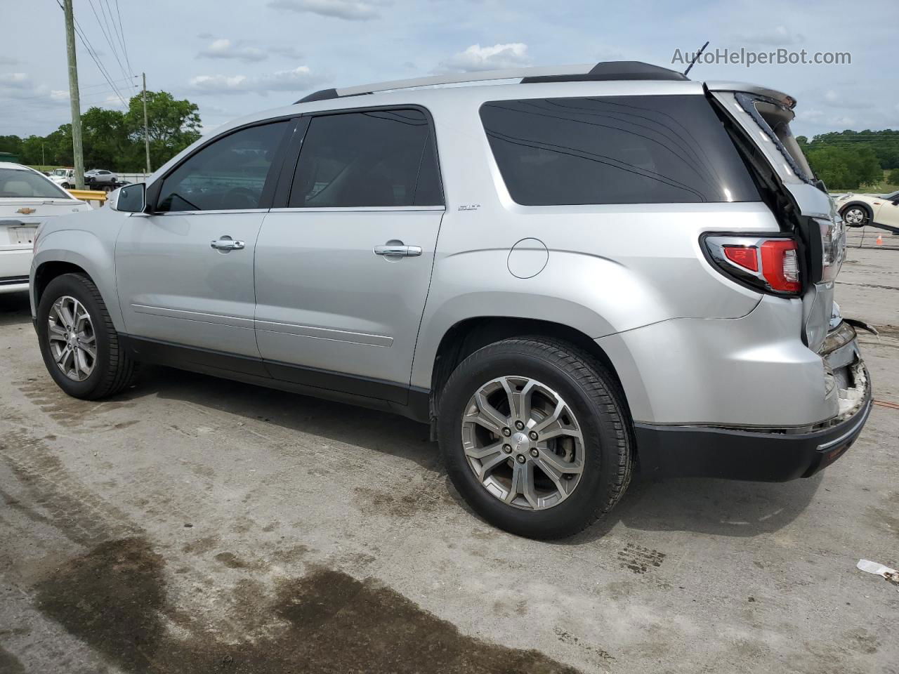 2014 Gmc Acadia Slt-1 Silver vin: 1GKKRRKD2EJ345104