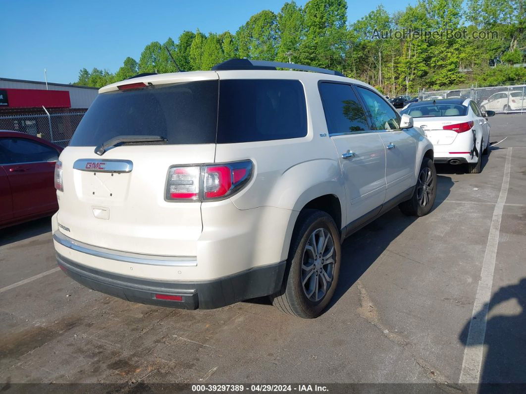 2013 Gmc Acadia Slt-1 White vin: 1GKKRRKD3DJ144634