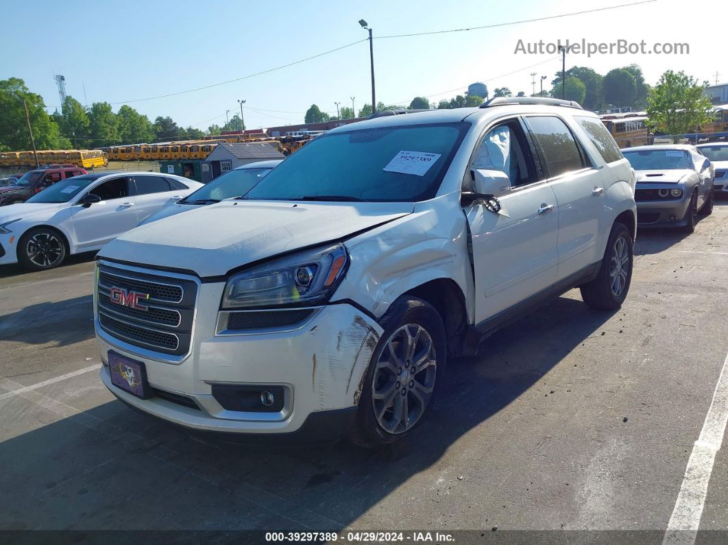 2013 Gmc Acadia Slt-1 White vin: 1GKKRRKD3DJ144634