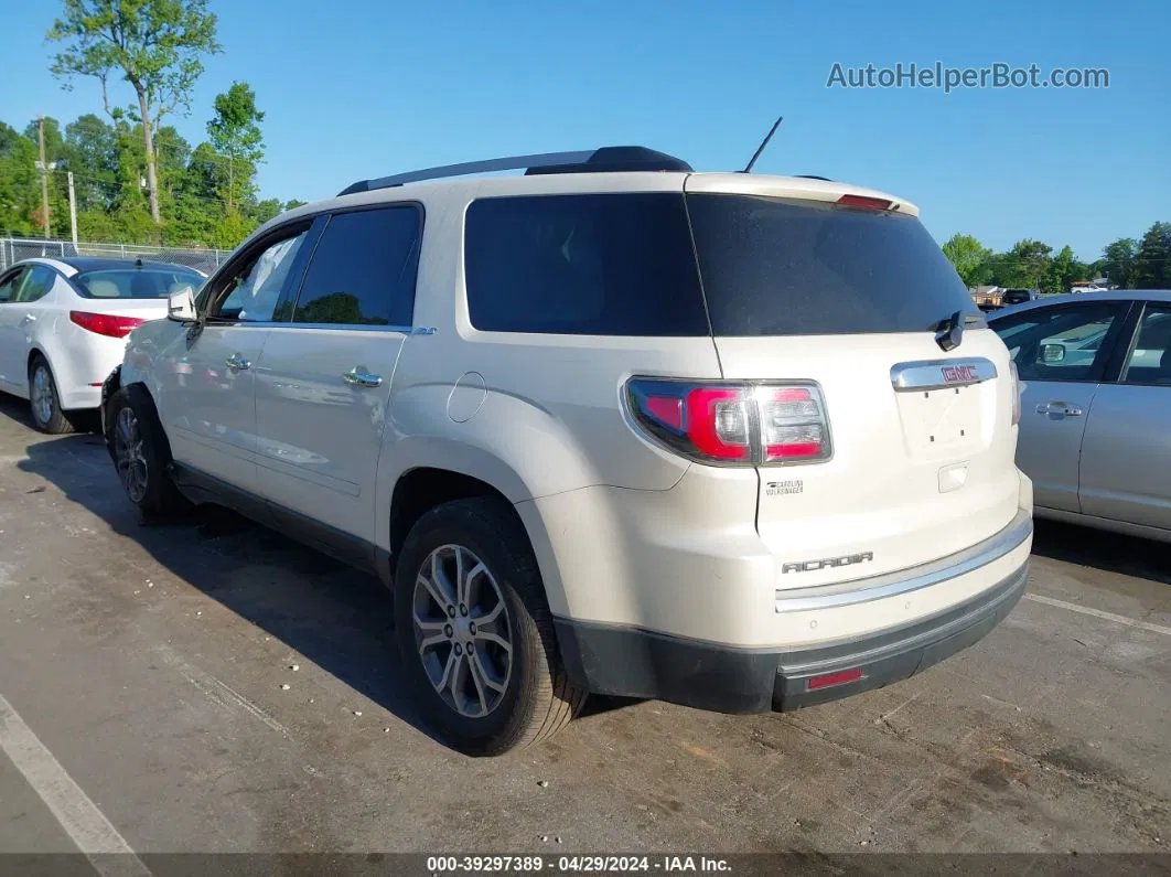 2013 Gmc Acadia Slt-1 White vin: 1GKKRRKD3DJ144634