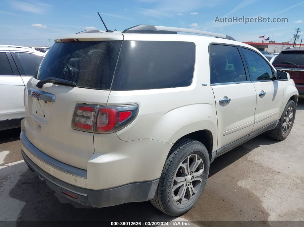 2013 Gmc Acadia Slt-1 Cream vin: 1GKKRRKD3DJ182106