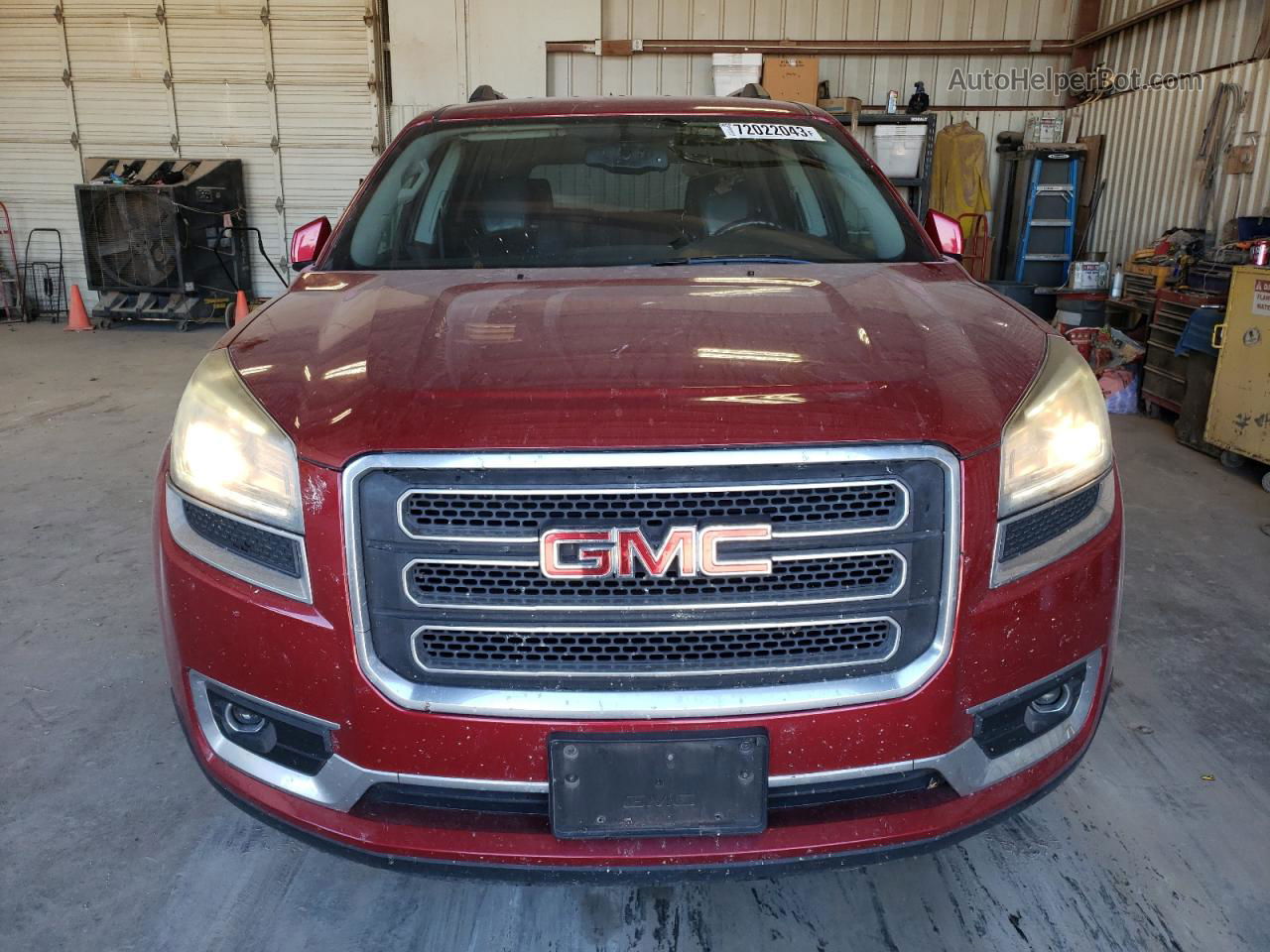 2013 Gmc Acadia Slt-1 Red vin: 1GKKRRKD3DJ214519