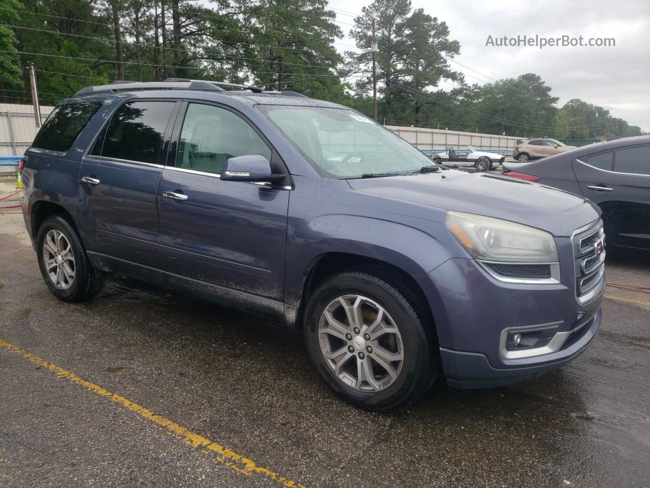 2013 Gmc Acadia Slt-1 Blue vin: 1GKKRRKD3DJ253935