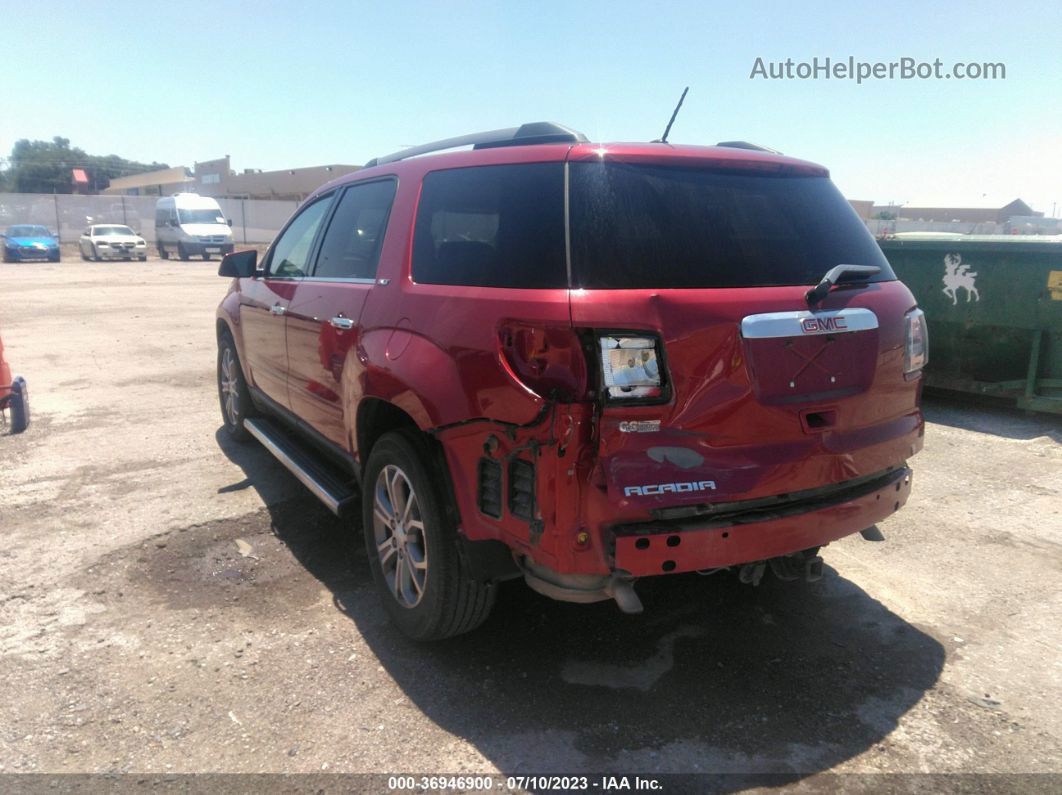 2014 Gmc Acadia Slt Red vin: 1GKKRRKD3EJ218863