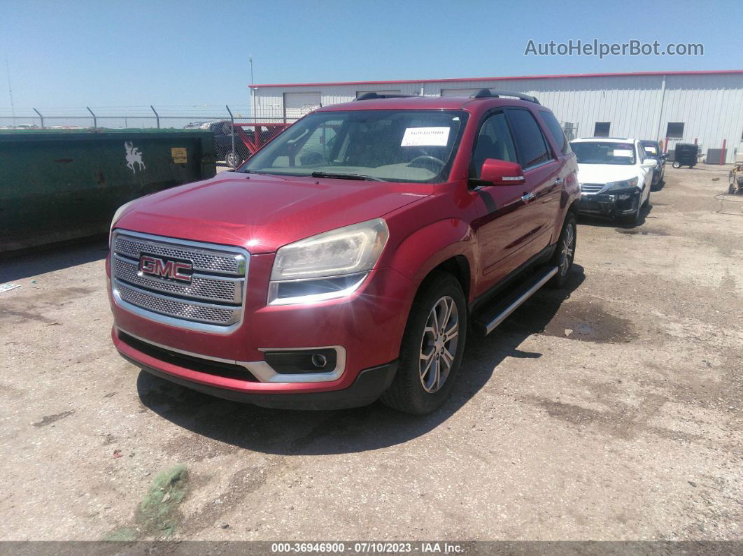 2014 Gmc Acadia Slt Red vin: 1GKKRRKD3EJ218863