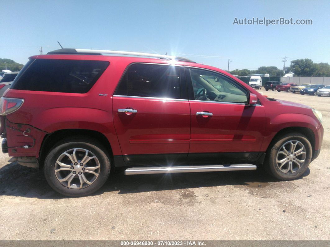 2014 Gmc Acadia Slt Red vin: 1GKKRRKD3EJ218863