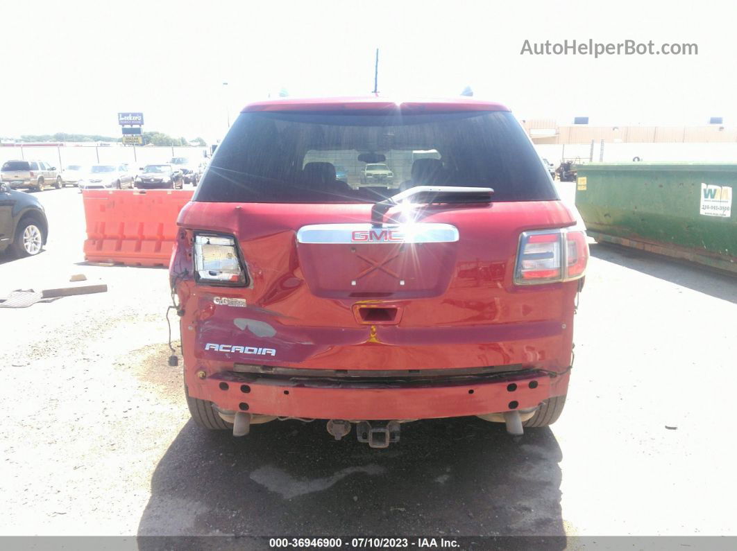 2014 Gmc Acadia Slt Red vin: 1GKKRRKD3EJ218863