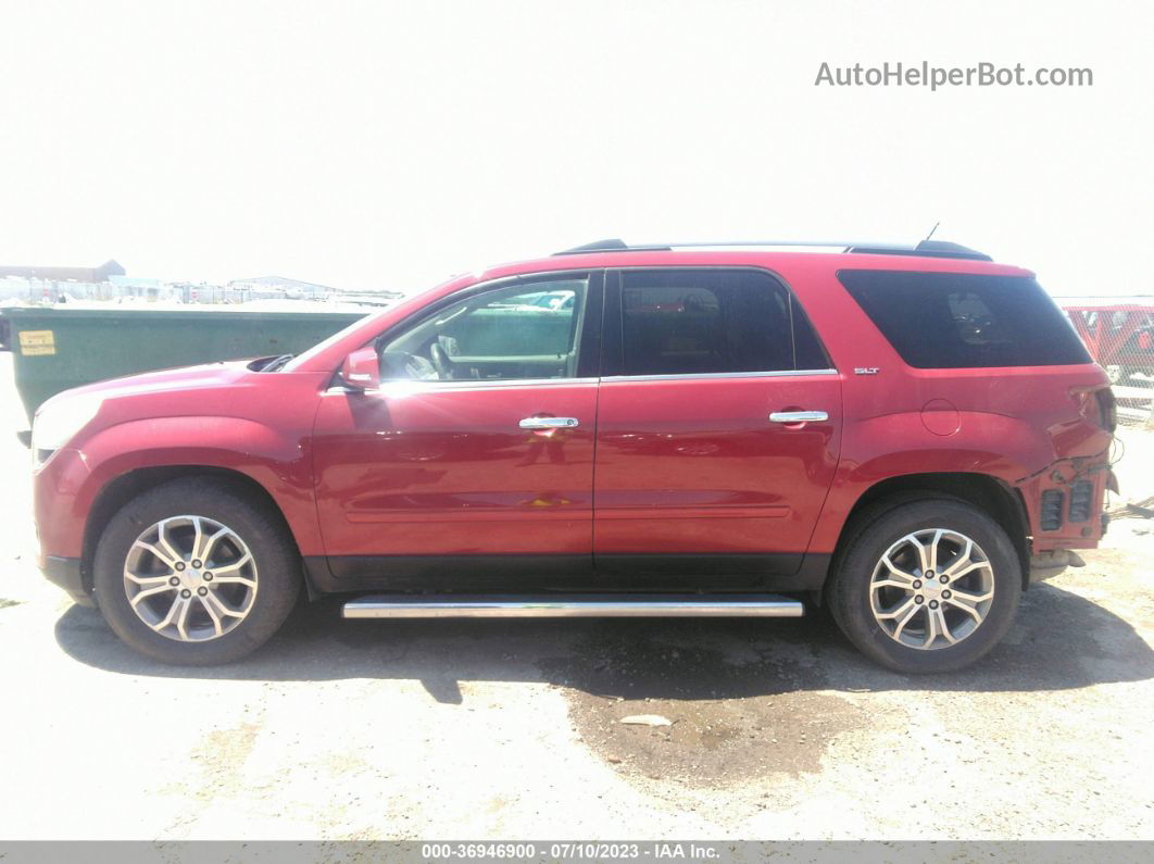 2014 Gmc Acadia Slt Red vin: 1GKKRRKD3EJ218863