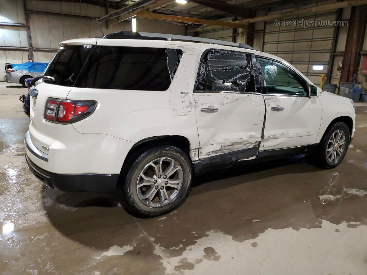 2014 Gmc Acadia Slt-1 White vin: 1GKKRRKD3EJ302259