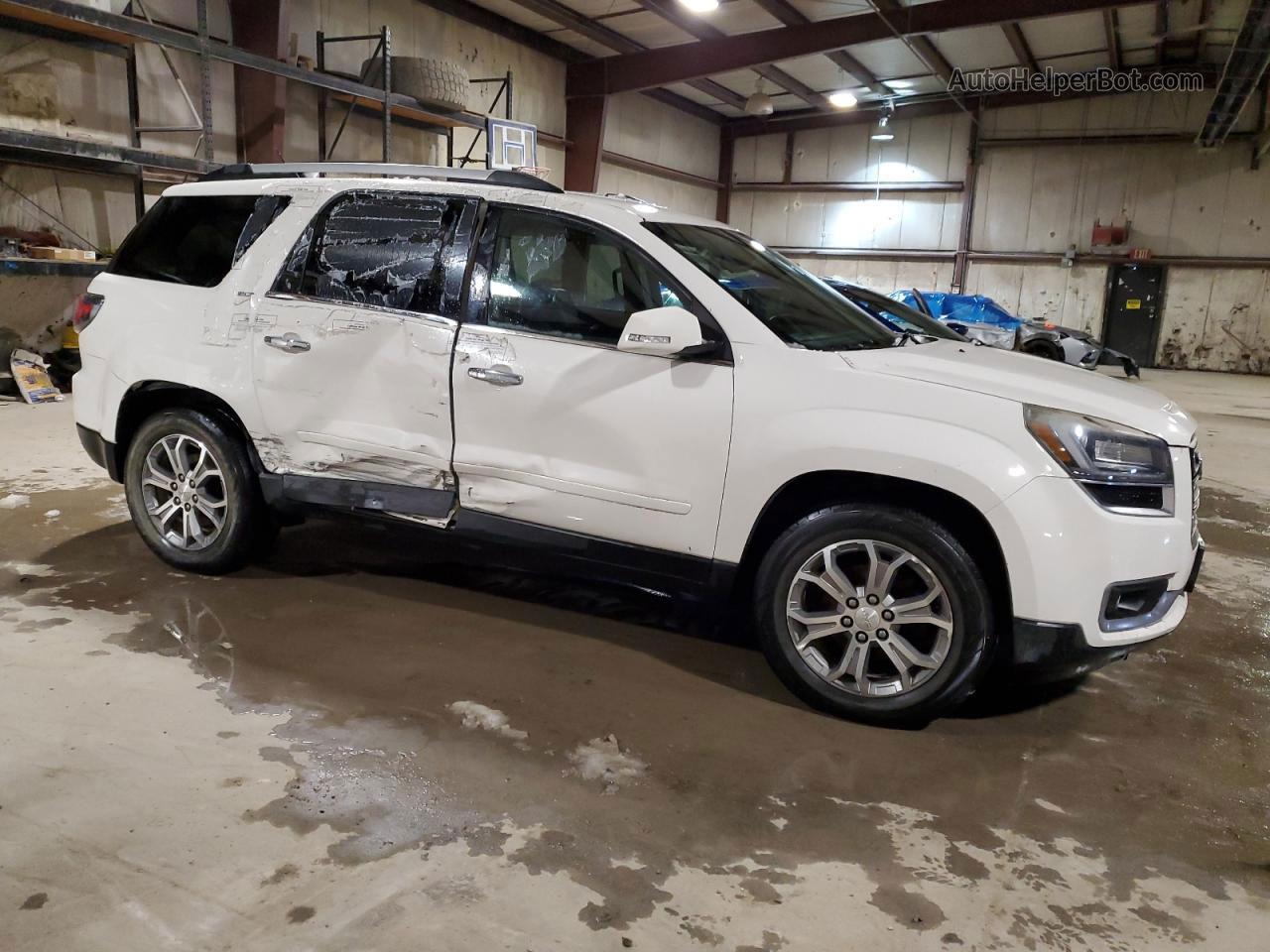 2014 Gmc Acadia Slt-1 White vin: 1GKKRRKD3EJ302259