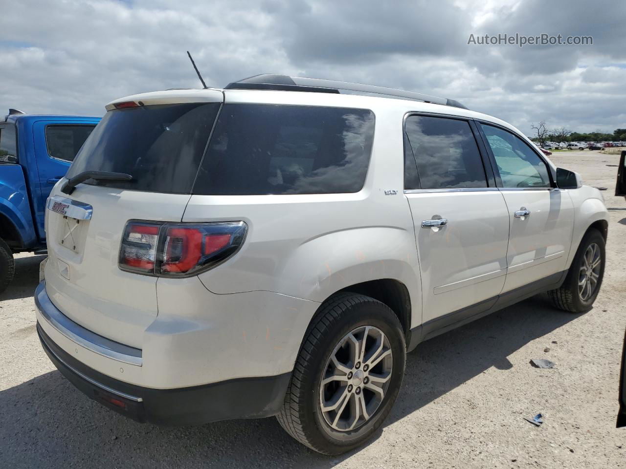 2014 Gmc Acadia Slt-1 White vin: 1GKKRRKD3EJ336055