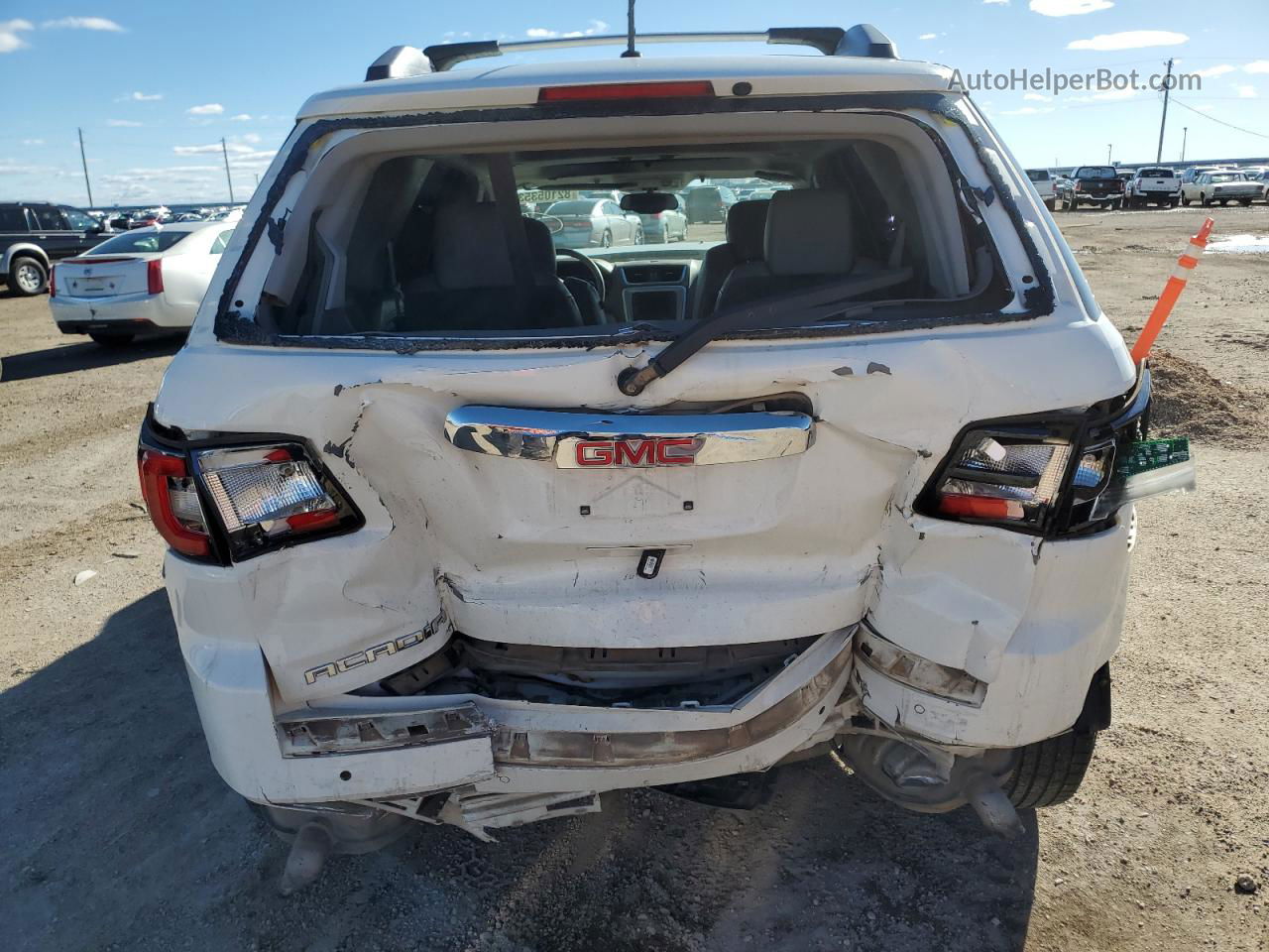 2014 Gmc Acadia Slt-1 White vin: 1GKKRRKD3EJ336475