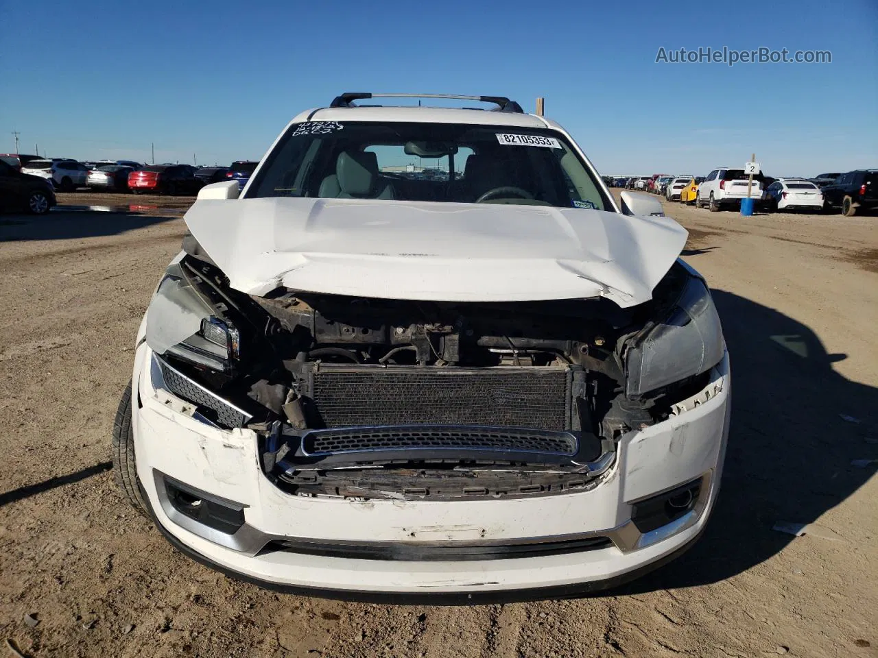 2014 Gmc Acadia Slt-1 White vin: 1GKKRRKD3EJ336475