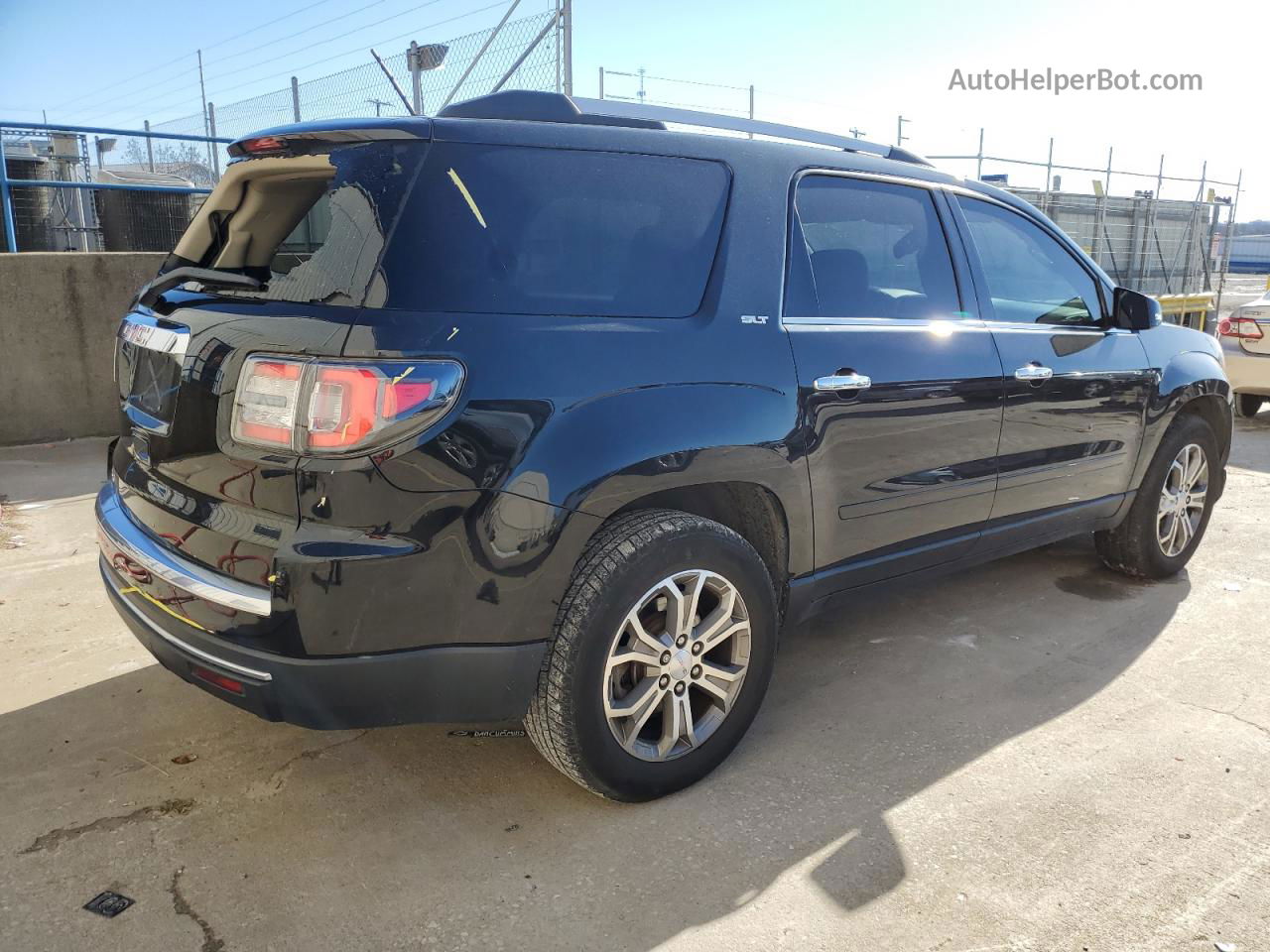 2015 Gmc Acadia Slt-1 Black vin: 1GKKRRKD3FJ163607