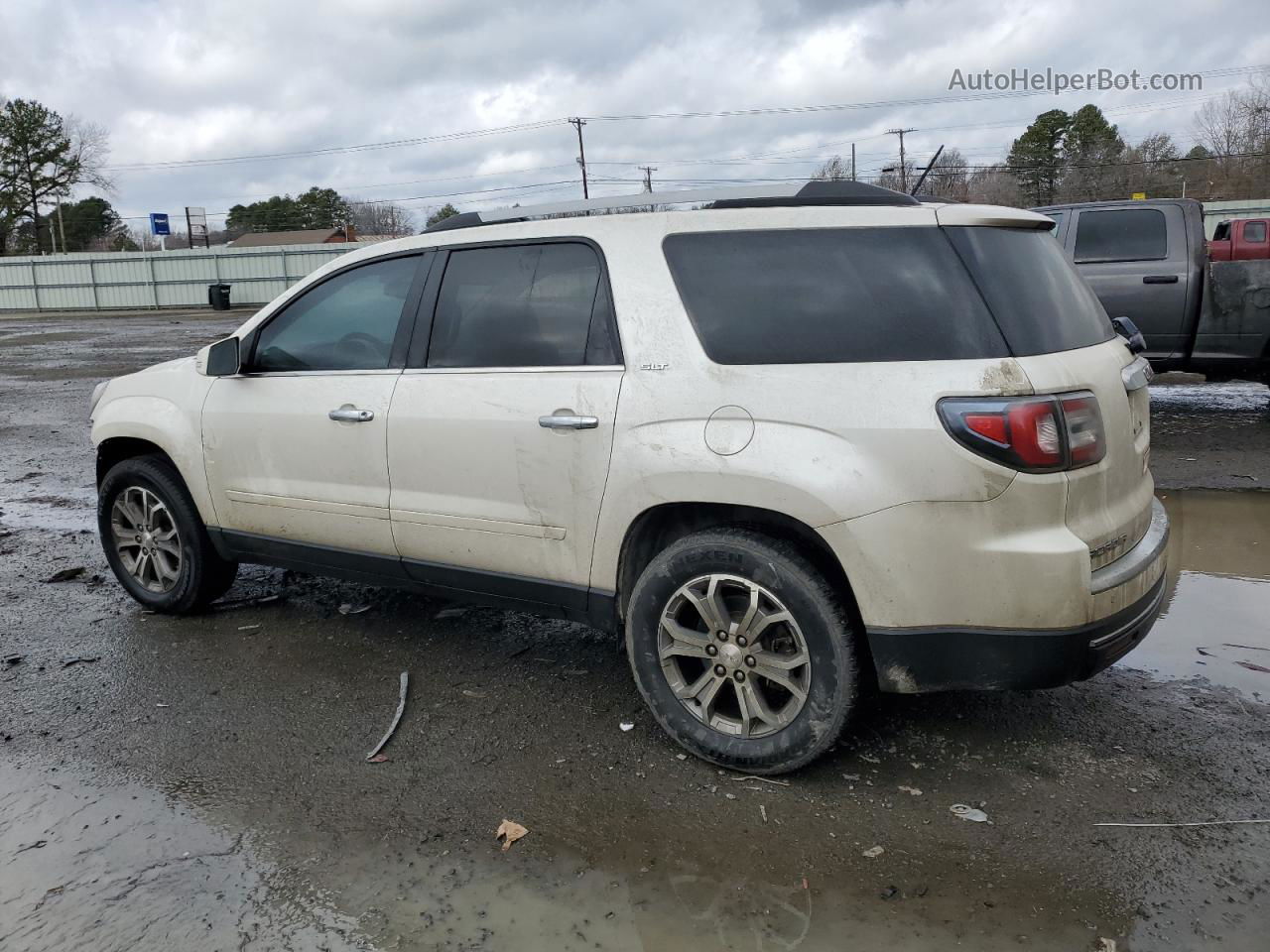 2015 Gmc Acadia Slt-1 Белый vin: 1GKKRRKD3FJ270513