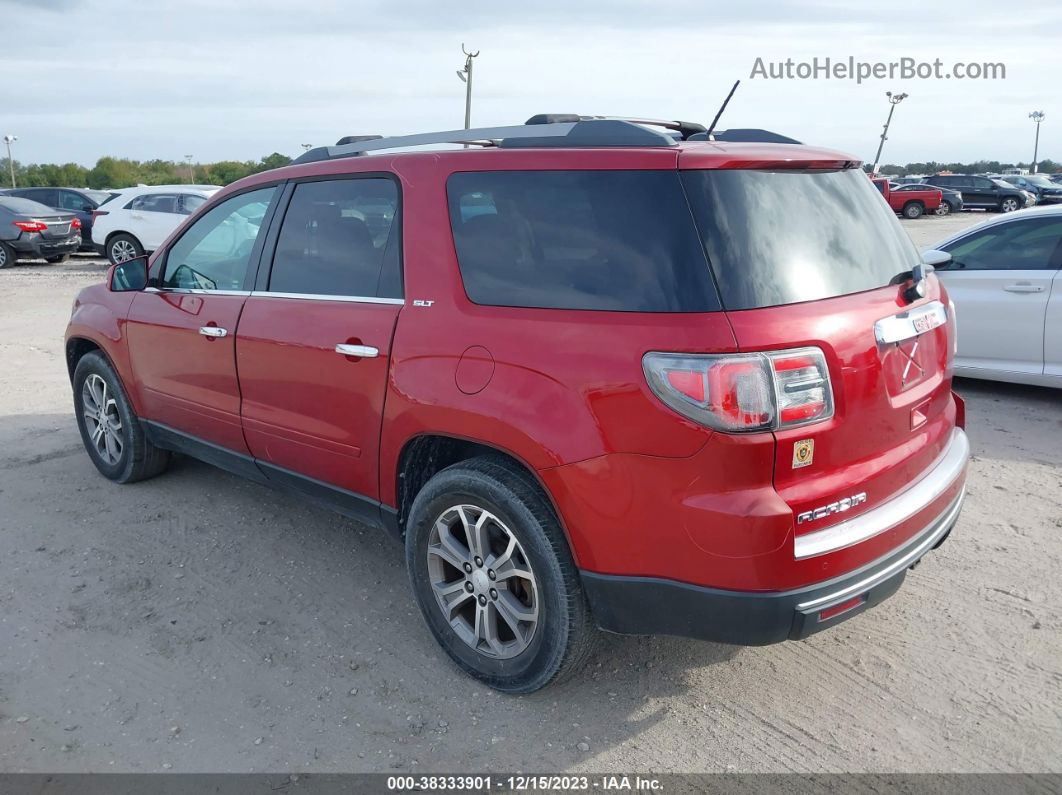 2013 Gmc Acadia Slt-1 Burgundy vin: 1GKKRRKD4DJ141466