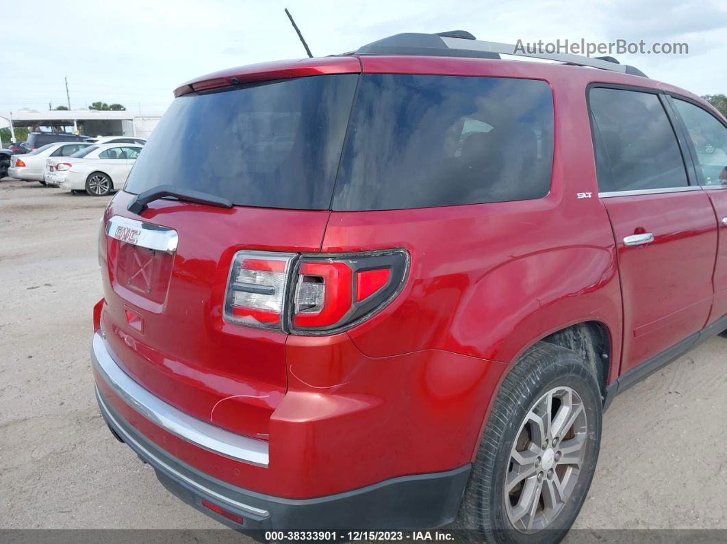 2013 Gmc Acadia Slt-1 Burgundy vin: 1GKKRRKD4DJ141466