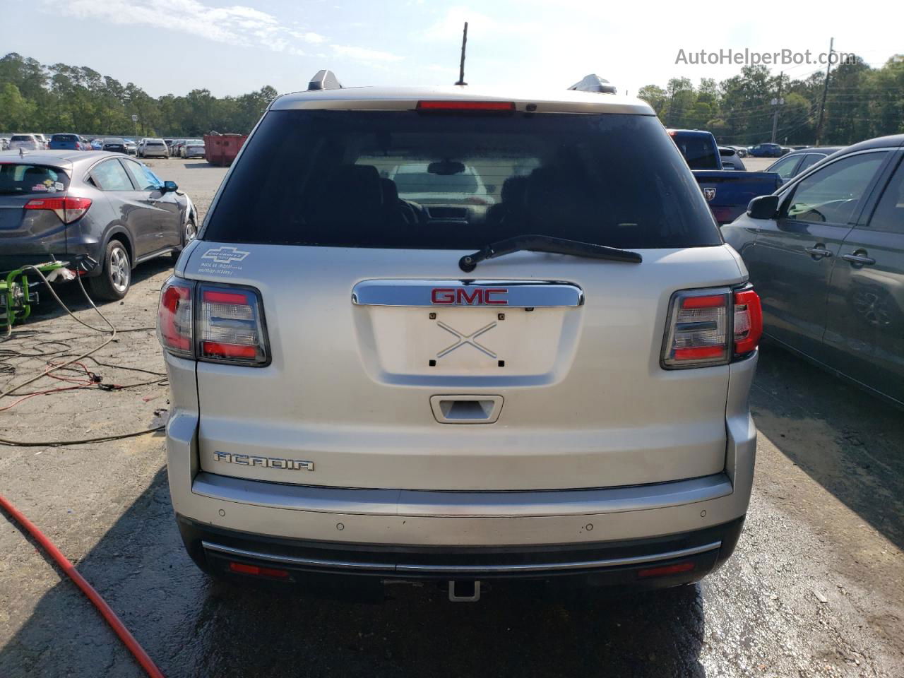 2014 Gmc Acadia Slt-1 Silver vin: 1GKKRRKD4EJ110770